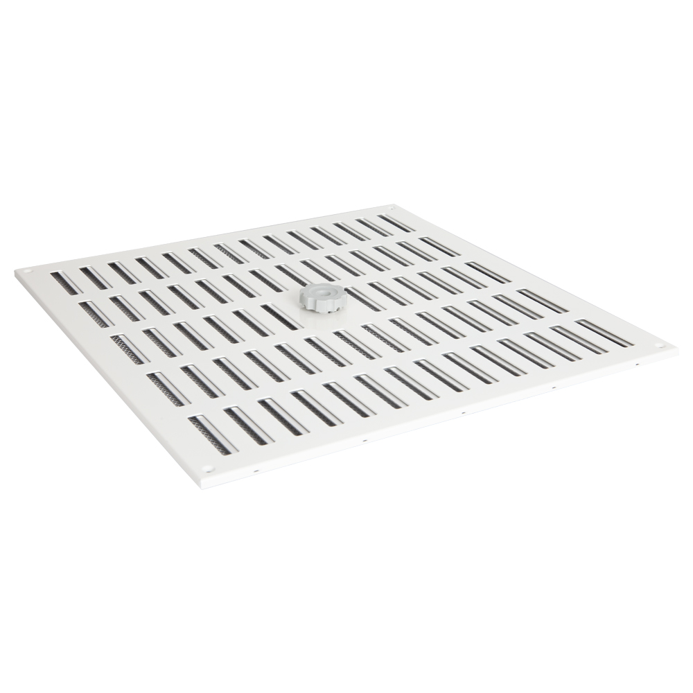 Sliding ceiling ventilation grille